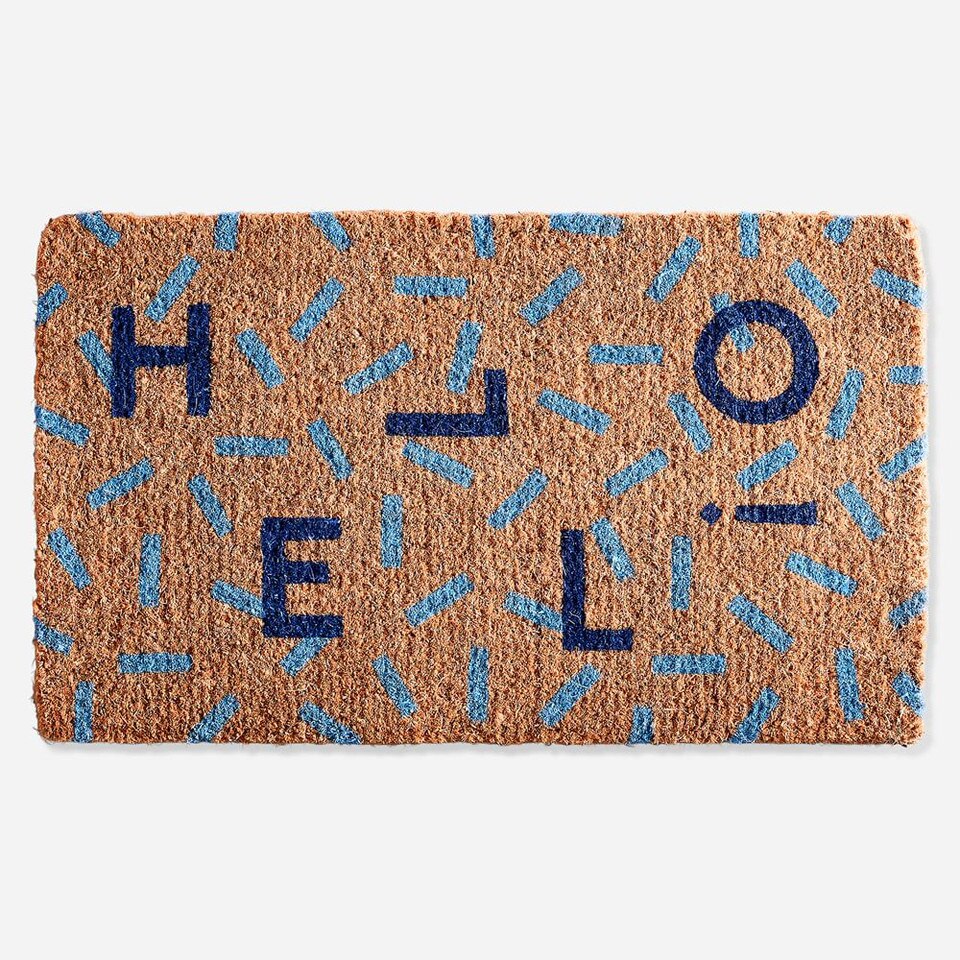 Hello Doormat West Elm UK